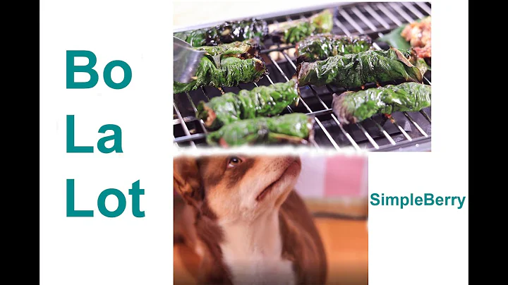 Vietnamese Grilled Beef in Piper Lolot Leaves (Bo La Lot)