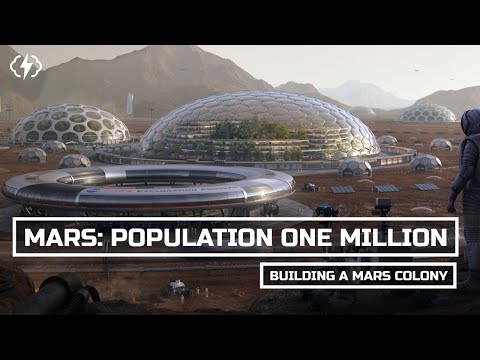 Video: Project: Colony On Mars In The Form Of Honeycombs - Alternative View