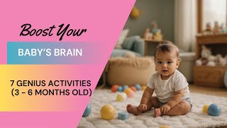 7 Activities for Baby Development | How to play with 3-6 months Babies