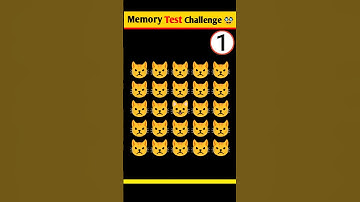 Memory Test #23 | Riddles And Puzzles For Iq Test | #shorts #quiztime #ytshorts
