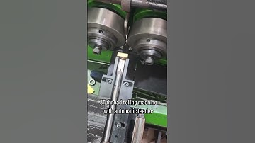 3T thread rolling machine with automatic feeder #knurling#cnc#machine#screws#threadrollingmachine