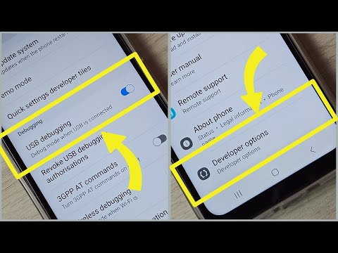 Samsung Galaxy A03s Enable USB Debugging Mode | Enable Developer Options