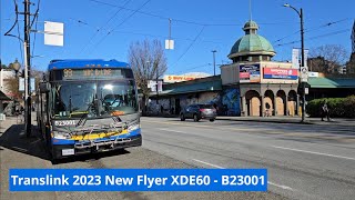 Translink CMBC 2023 New Flyer XDE60 B23001 - 99 B Line