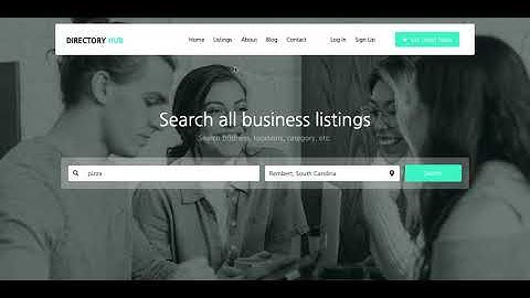 Directory Hub Listing & Business Directory CMS (Demo Video)