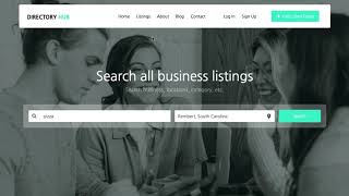 Directory Hub Listing & Business Directory CMS (Demo Video)