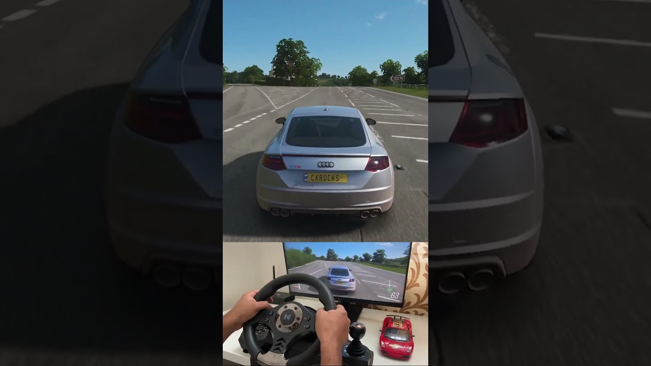 Audi TTS Coupe | Forza Horizon 4 | Steering Wheel Gameplay