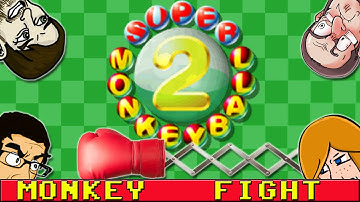 Super Monkey Ball 2 Mini Games (4 Player) Part 2 - Monkey Fight: Fisting