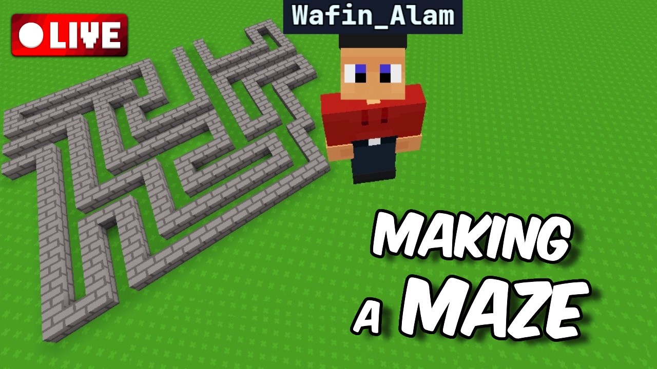 [LIVE] Can YOU solve it? | Making a MAZE Game in Bloxd.io! - YouTube
