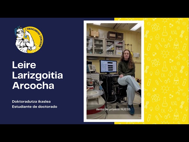 Leire Larizgoitia Arcocha - Doktoradutza ikaslea / Estudiante de doctorado