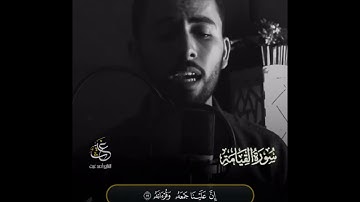 سورة القيامة  للقارئ أحمد غيث