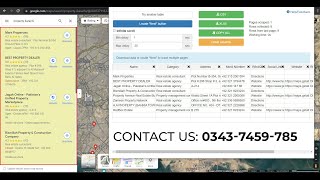 EXTRACT FROM GOOGLE MAPS & WEBSITES To  (NAME, NUMBER, LOCATION, EMAIL, WEBSITE, SOCIAL LINK)