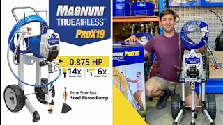 what's in the box of a graco magnum prox19 airless paint sprayer