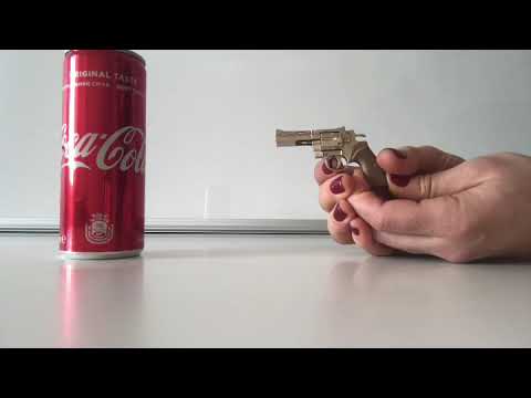 MINIATURE GUN: the Colt Python in action | .357 magnum | 2mm Gun | mini Revolver