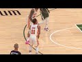 Trae Young has Jrue Holiday Confused and Disrespected him after Shoulder Shimmy Before Shot !