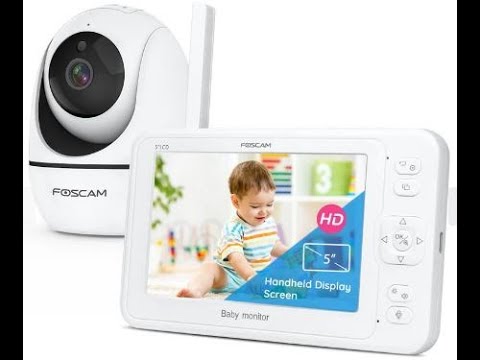 Camara IP WiFi Foscam Fosbaby Verde Vigilabebes