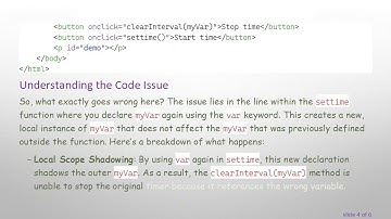 Fixing Your JavaScript Timer: A Simple Solution to Common Issues