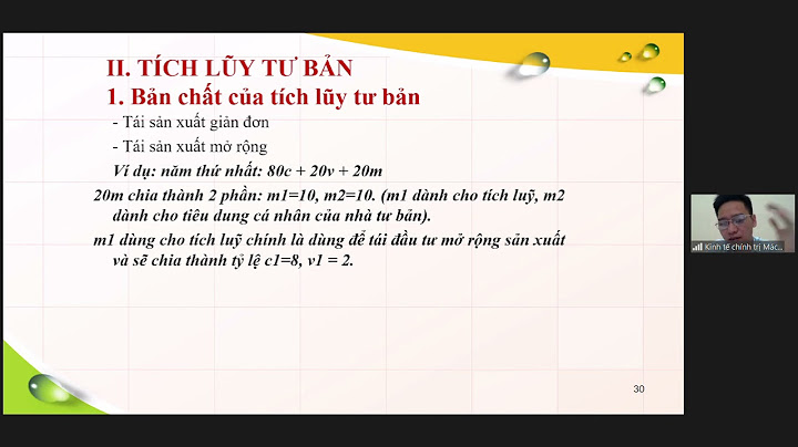 Quá trình tư bản hóa tạo ra 2 yếu tố năm 2024