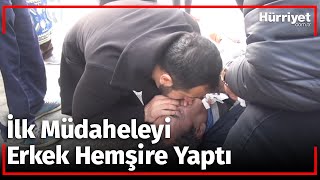 Antalyada Kalp Krizi Geçiren Kişiye Erkek Hemşirelerden İlk Müdahale