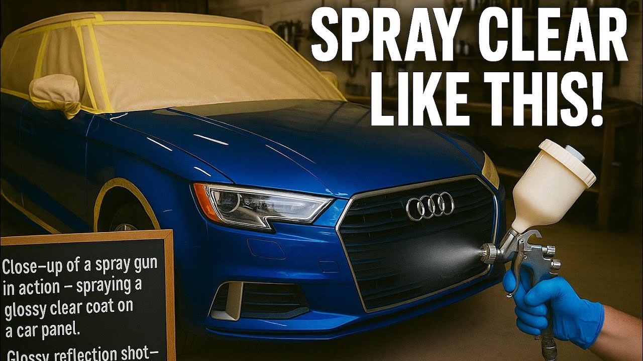 How to Spray Clear Coat - Without Runs and Orange Peel 
