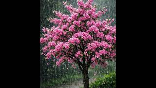 Soft Rain in a Peaceful Garden 🌧️ Calm Rain Sounds for Deep Sleep  #012.  screenshot 4
