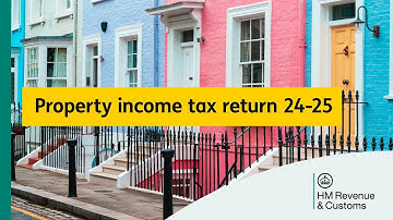 How do I fill in my UK property income tax return for 2024 to 2025?