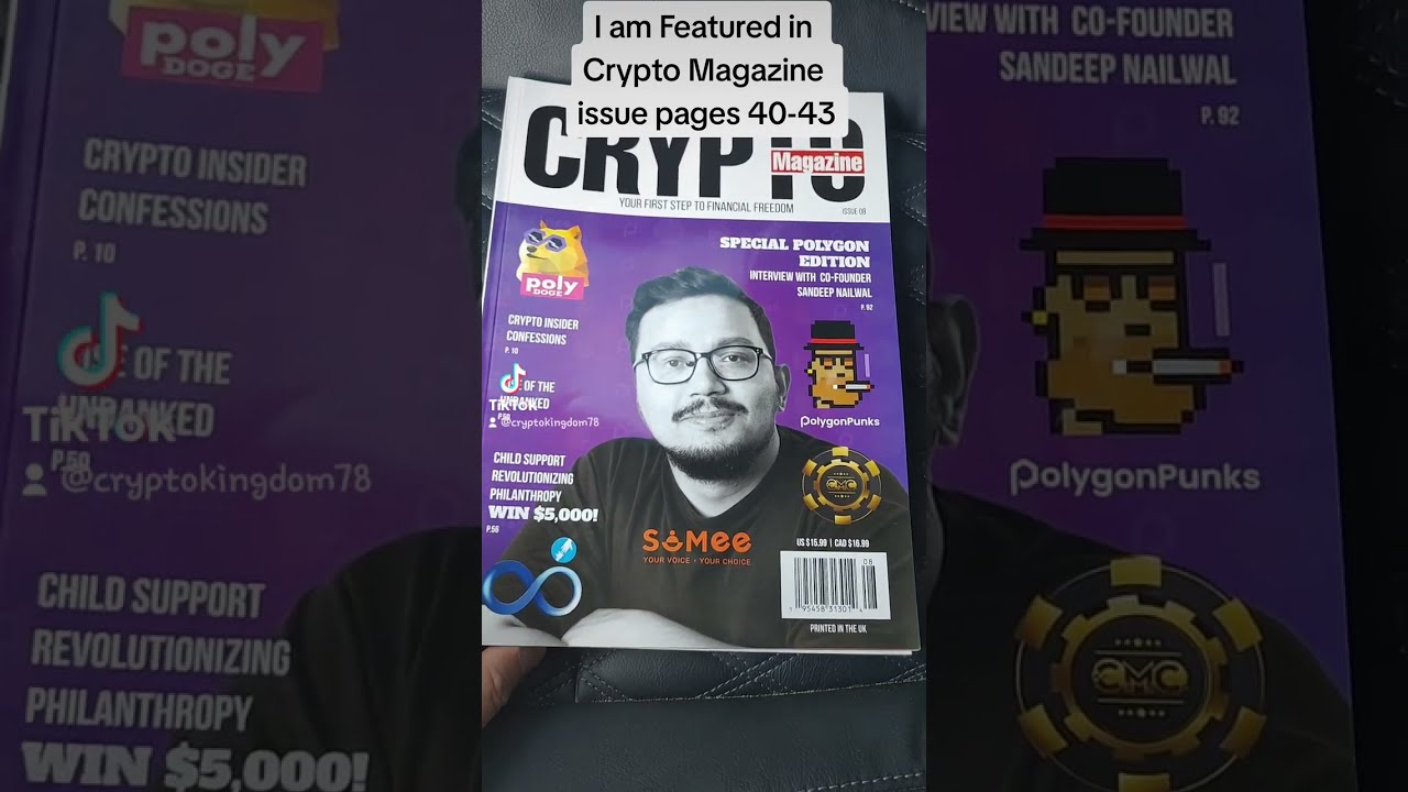 My Feature in Crypto Magazine issue 8 pages 40-43 Squid Network BPP Crypto & More