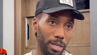 Kawhi Leonard Reacts To The Clippers 100-93 Loss To The Nets. HoopJab NBA