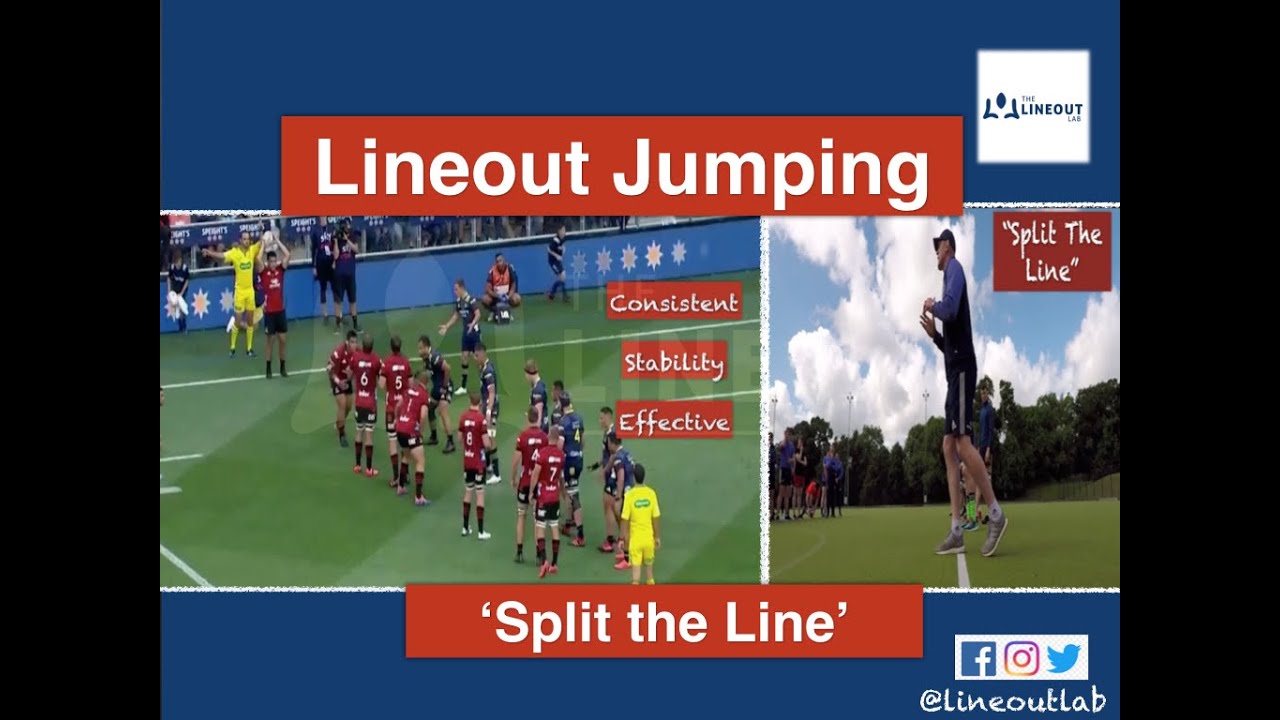 Lineout Jumping Technique - "Split The Line"  Part 1