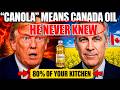 Trump Tariffed Canada. He Forgot "Canola" Was Short for "Canada Oil."