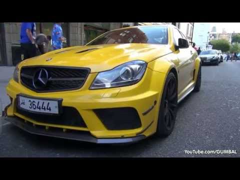 loud-mercedes-benz-c63-amg-coupe-black-series-w/-mhp-exhaust!