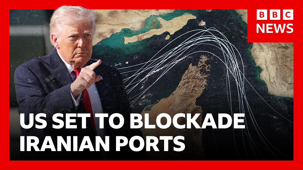 US prepares to blockade the Strait of Hormuz | BBC News