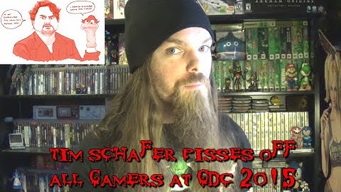 Tim Schafer Pisses Off All Gamers at GDC 2015