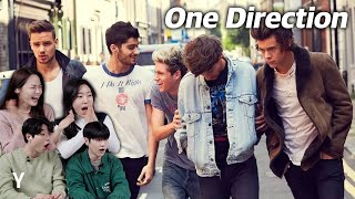 หนุ่มเกาหลีรีแอคทีฟเอ็มวีเพลง One Direction เป็นครั้งแรก | Y