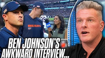 Ben Johnson Answers, Apologizes For "Awkward" Interview Moment | Pat McAfee Show