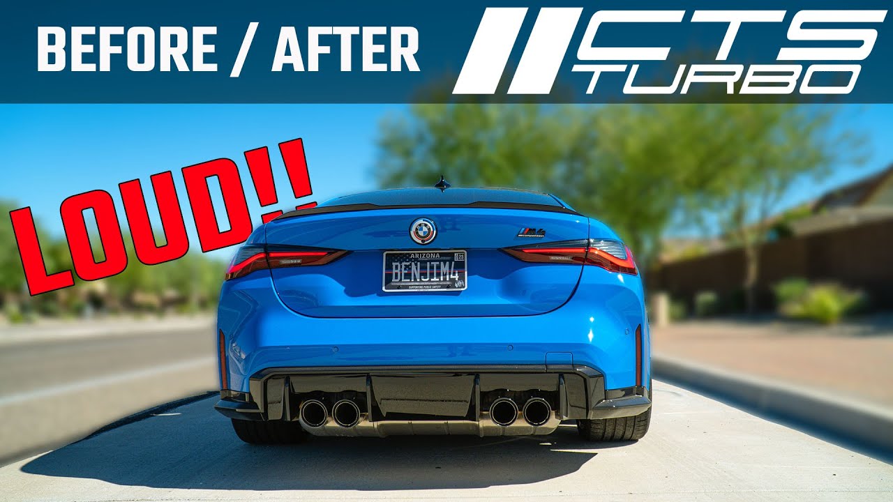 G8X OEM exhaust vs CTS catless downpipes YouTube