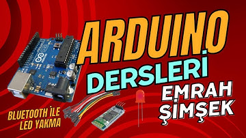 Emrahoca ile | Arduino da Bluetooth modülü ile Led Yakma | Basit Arduino Dersleri - 1