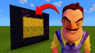 How To Make A Portal To The Hello Neighbor Dimension in Minecraft!