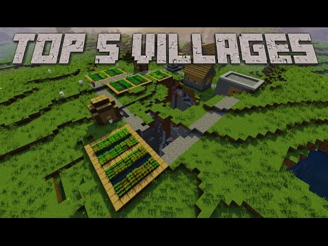 Weekly Top Minecraft Seeds — Top 5 Minecraft Village Seeds 1.8.9, 1.9