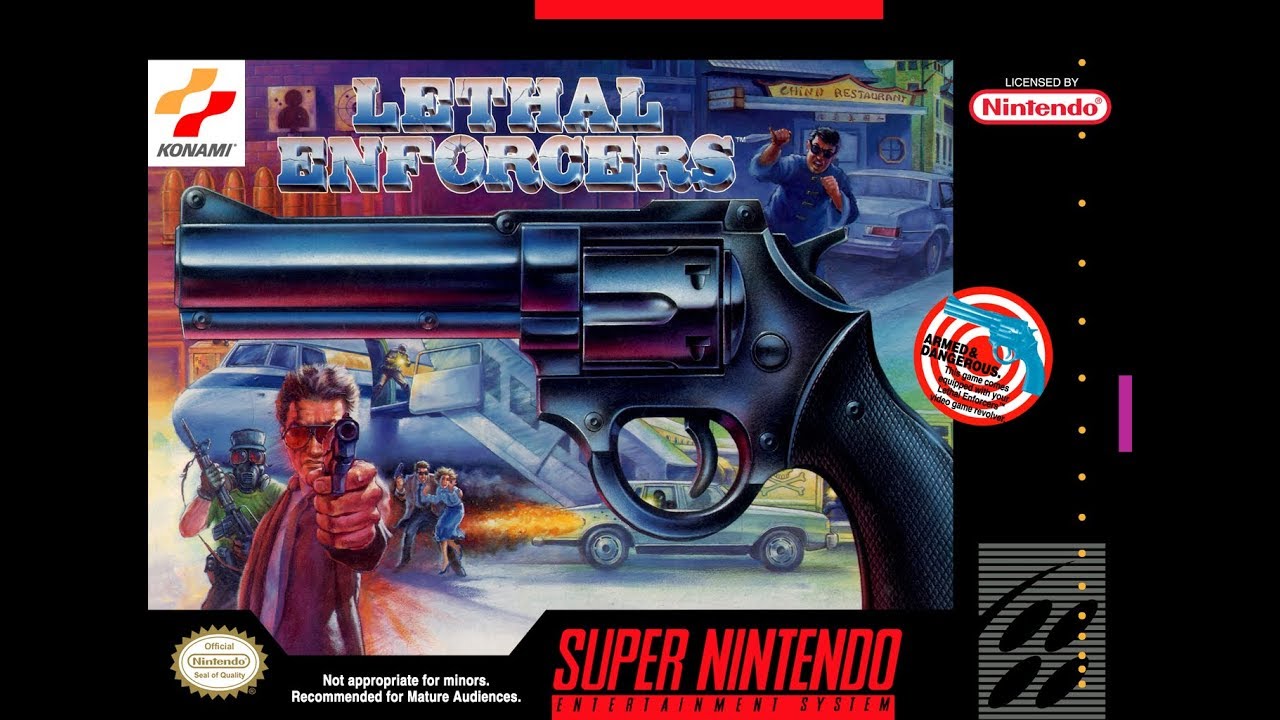 lethal enforcers snes gun used lethal enforcers snes gun used