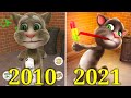 Evolution of talking tom games 20102021