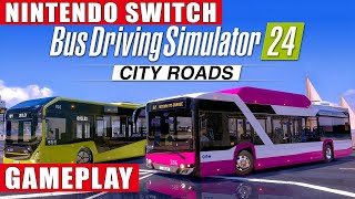 Bus Driving Simulator 24 - City Roads Nintendo Switch Gameplay screenshot 5