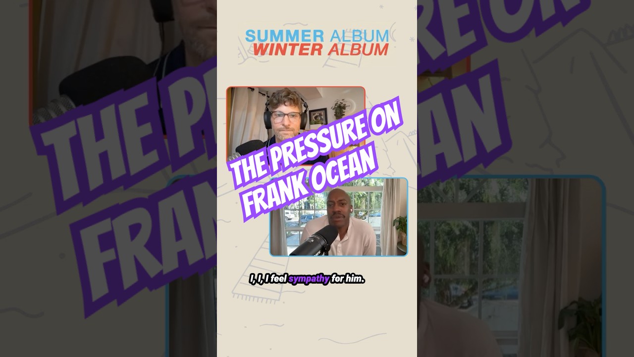 The pressure Frank Ocean felt around "channel ORANGE" was immense... 