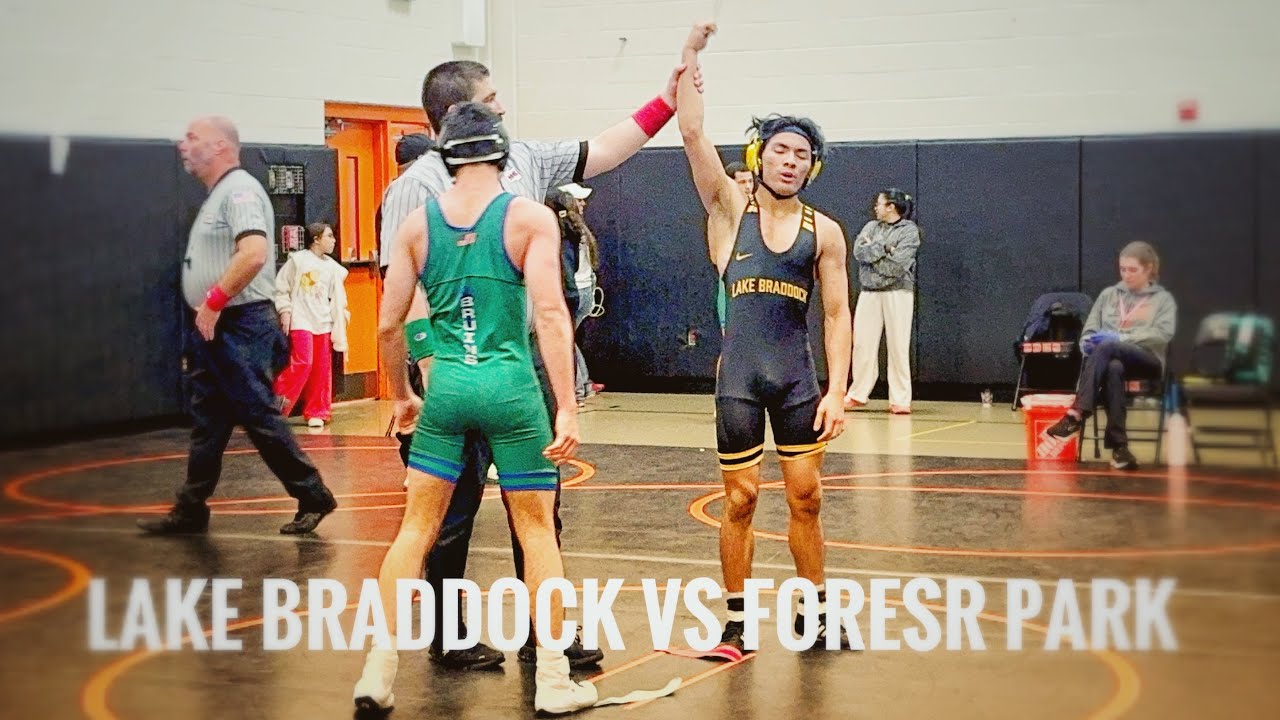Wrestling Varsity 132lbs Lake Braddock vs Forest park high school  Greg Stanley Wrestling Tournament