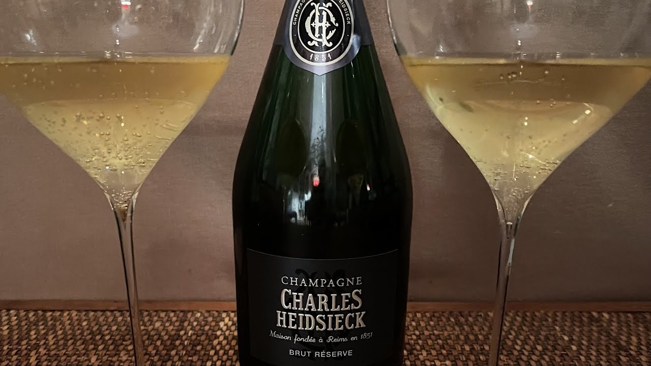 Charles Heidsieck et Cyril Brun à la Cave du Château, dégustation du Brut Réserve, mars et 2/12/2023