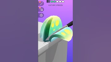 ASMR Slicing Very Satisfying and Relaxing ASMR Slicing Game #shorts #arcadeboxgaming #asmrslicing