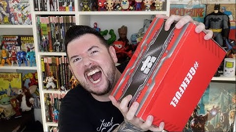 Geek Fuel...LATE...NO EXCUSES!!!  unboxing