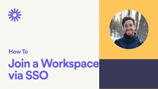 Joining a Workspace via SSO