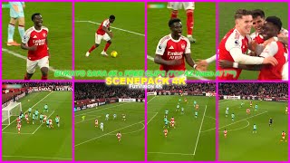 Bukayo Saka 4K Rare Clips Free Clips Scenepack 4K Topaz Video Ai 7