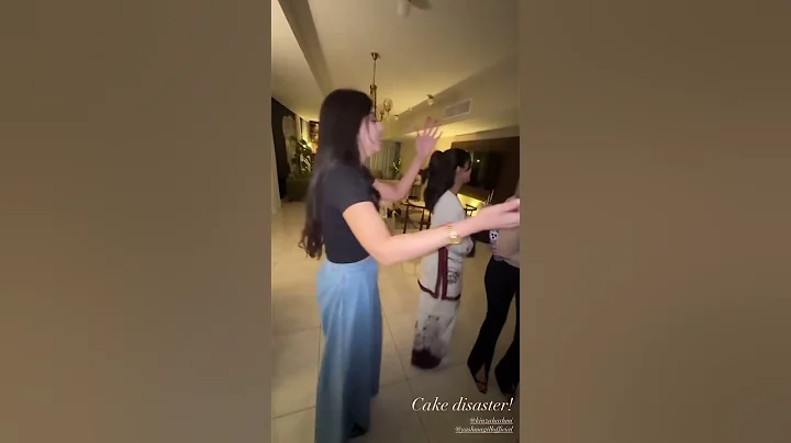 Yashma Gill spoils Kinza Hashmi birthday cake with Saboor Aly #kinzahashmi #sabooraly #yashmagill