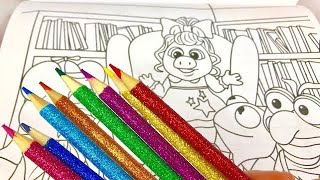 GLITTER RAINBOW Muppet Babies Coloring Book Toy Videos for Young KIDS! GLITTER RAINBOW Muppet Babies Coloring Book Toy Videos for Young KIDS!